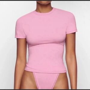 NWT bubblegum cotton tee